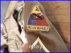 IKE JACKET Hell on Wheels US Military Korean War & Tie 1950 LARP size 38R