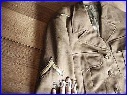 IKE JACKET Hell on Wheels US Military Korean War & Tie 1950 LARP size 38R