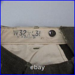 IKE Uniform Mens Jacket 40R Trouser 32x31 Set Korean War Airborne WW2 Eisenhower