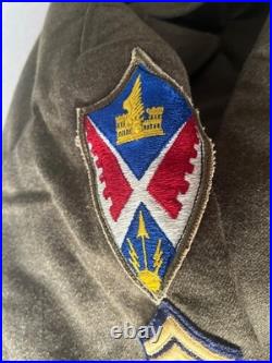 Ike Jacket With Korean War Air Force Patch Patches