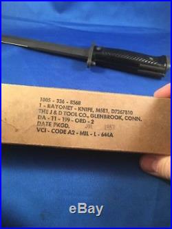 J&d Tool M5a1 Bayonet In Box Experimental Korean War Garand