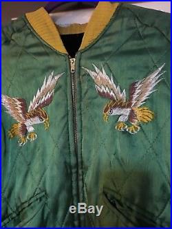 Jacket Vintage Korean War Japan Souvenir Reversible