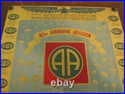 KOREA WAR ERA 82nd ARMY AIRBORNE 15.5 MEMORIAL/AWARD PLAQUE-NATIONAL PLAQUE Co