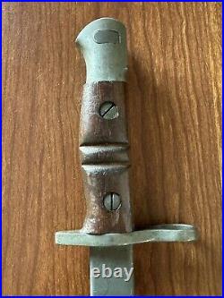 KOREA WAR US M-1917 BAYONET FOR TRENCH SHOTGUNS B A INC Scabbard