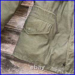 KOREAN Vietnam WAR US ARMY ALASKAN COMMAND M-65 FIELD JACKET OG-107 M-51 Lined S