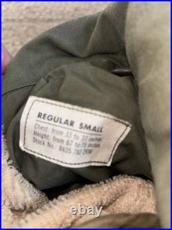 KOREAN Vietnam WAR US ARMY ALASKAN COMMAND M-65 FIELD JACKET OG-107 M-51 Lined S