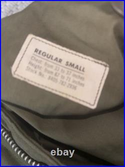 KOREAN Vietnam WAR US ARMY ALASKAN COMMAND M-65 FIELD JACKET OG-107 M-51 Lined S