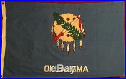 KOREAN WAR 1941 DESIGN OKLAHOMA STATE FLAG VALLEY FORGE 180th INFANTRY REGT