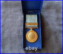 KOREAN WAR 1953-1954 Turkish Original Medal with Original Box