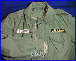 KOREAN WAR ERA M-1951 Field Jacket Shell & LINER ID'd to'BODINE