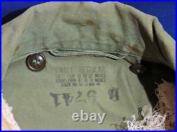 KOREAN WAR ERA M-1951 Field Jacket Shell & LINER ID'd to'BODINE