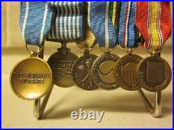 KOREAN WAR GROUPING MINI MEDALS GROUPING of SIX EXCELLENT USED CONDITION LOOK