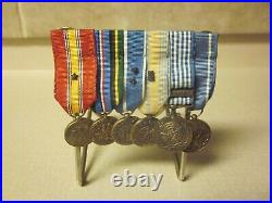 KOREAN WAR GROUPING MINI MEDALS GROUPING of SIX EXCELLENT USED CONDITION LOOK