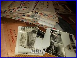 KOREAN WAR HUGE LOT OF PHOTOS, DOCUMENTS, LETTERS to and from, holiday cards etc