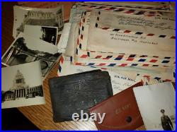 KOREAN WAR HUGE LOT OF PHOTOS, DOCUMENTS, LETTERS to and from, holiday cards etc