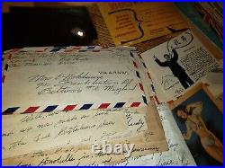 KOREAN WAR HUGE LOT OF PHOTOS, DOCUMENTS, LETTERS to and from, holiday cards etc