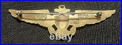 KOREAN WAR U. S. Navy USMC Aviator Wings GEMSCO Pilot Wing RARE Triple Hallmark