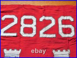 KOREAN WAR US ARMY Guidon 2826th COMBAT ENGINEERS BATTALION Co A Theater Made