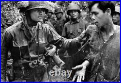 KOREAN WAR/VIETNAM WAR U. S. M1 STEEL HELMET withNET & BAND