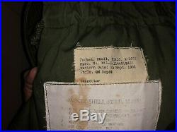 KOREAN War Era US Army M-1951 OD Combat FIELD Jacket Large Regular Near Mint