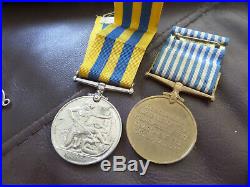 Korea 1950 1953 British & UN Korean War medal Gnr P Shepheard RA
