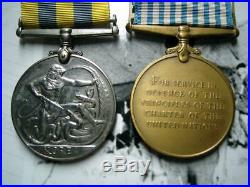 Korea 1950 1953 British & UN Korean War medal pair Gnr McKissick RA & History