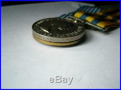 Korea 1950 1953 British & UN Korean War medal pair Pte Thompson RAMC