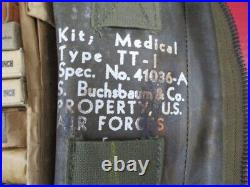 Korea Era US Air Force USAF Air Crew TT-1 Medical Kit Complete XLNT RARE #1