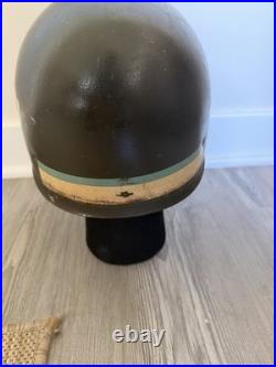 Korea US M1 Helmet Liner Westinghouse Painted 361st MP Co Ohio Liner Only