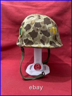 Korea War M1 Batallón Colombia Colonel Original Verde Tablero Duck Hunter