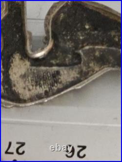 Korea War Navy Sterling Silver Sub Badge + Brnze Star Medal + 1953 Enlisted Club