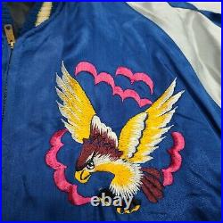 Korea war Korean jacket size large reversible with eagle 1950's
