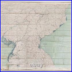Korean Cold War Silk Map Evade Escape 1951 1st Ed. US Air Force CL WJ-1 Korea