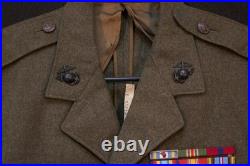 Korean Cold War USMC Marine Corps Coat Wool M1951 Lance Corporal 36R Uniform