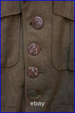 Korean Cold War USMC Marine Corps Coat Wool M1951 Lance Corporal 36R Uniform
