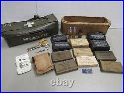 Korean Era US Air Force Medical Kit Type TT1 &Contents USAF Zipper Fabric DAMAGE