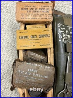 Korean Vietnam USAF TT-1 Medical Kit. Survival/aircraft