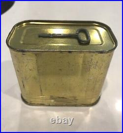 Korean / Vietnam War Food Packet Survival Can With Key Unopened Very Rare