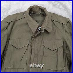 Korean Vietnam War M-1951 M51 Field Jacket Coat Mens Small Green Military