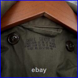 Korean Vietnam War M-1951 M51 Field Jacket Coat Mens Small Green Military