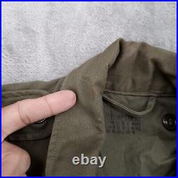 Korean Vietnam War M-1951 M51 Field Jacket Coat Mens Small Green Military