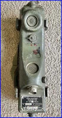 Korean-Vietnam War US Army Signal Corps Radio Receiver Transmitter RT-196 PRC-6