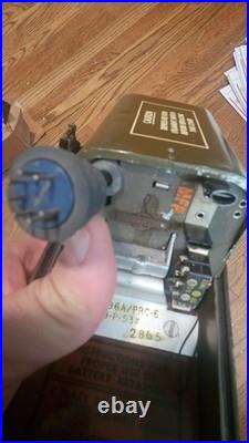 Korean-Vietnam War US Army Signal Corps Radio Receiver Transmitter RT-196 PRC-6