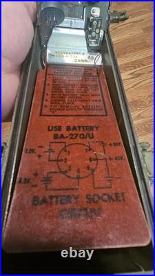 Korean-Vietnam War US Army Signal Corps Radio Receiver Transmitter RT-196 PRC-6