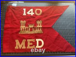 Korean War 140 Engineers Med Guidon Dated 1953