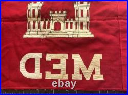 Korean War 140 Engineers Med Guidon Dated 1953