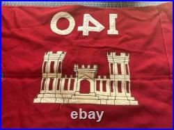 Korean War 140 Engineers Med Guidon Dated 1953
