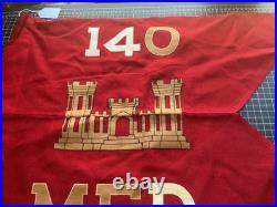 Korean War 140 Engineers Med Guidon Dated 1953