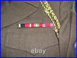 Korean War 18th Infantry 1st Division Uniform Group With Theater Made Patces