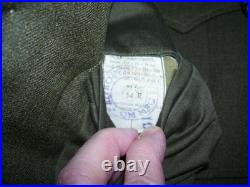 Korean War 18th Infantry 1st Division Uniform Group With Theater Made Patces